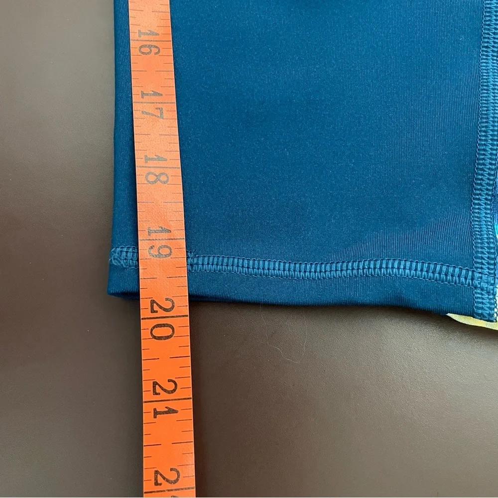 Gaiam Capri Exercise / Yoga Leggings - XL - Dark Turquoise - Picture 7 of 7